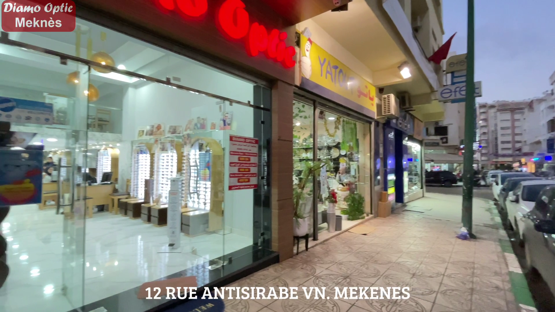 background magasin diamo optic meknes